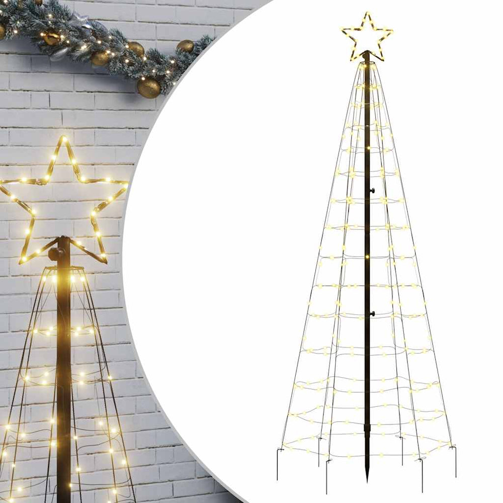 LED Weihnachtsbaum 180cm mit Erdspießen