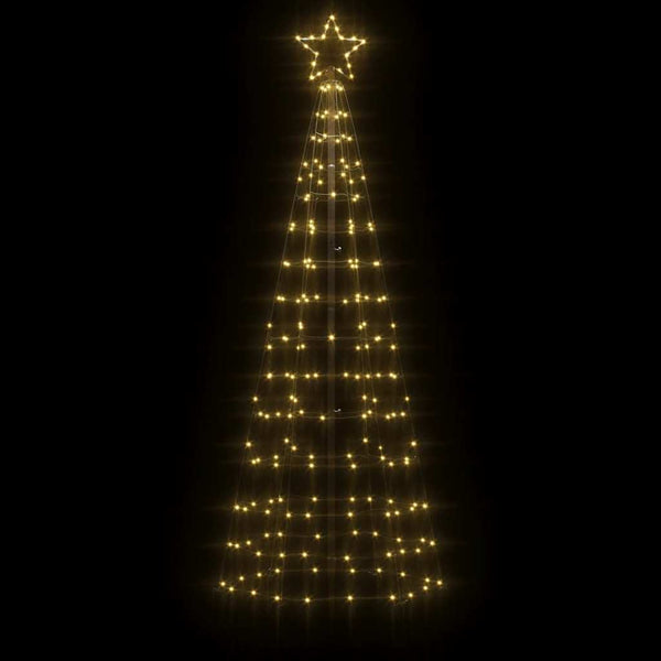 LED Weihnachtsbaum 180cm mit Erdspießen