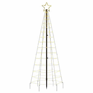 LED Weihnachtsbaum 180cm mit Erdspießen