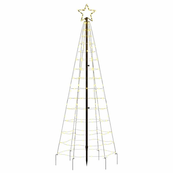 LED Weihnachtsbaum 180cm mit Erdspießen