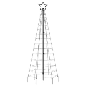 LED Weihnachtsbaum 180cm mit Erdspießen