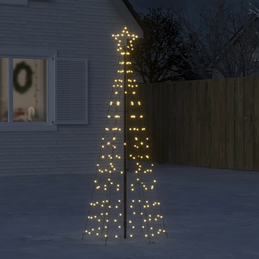LED Weihnachtsbaum 180cm mit Erdspießen