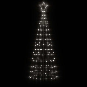 LED Weihnachtsbaum mit Erdspießen, Kaltweiß, 180cm