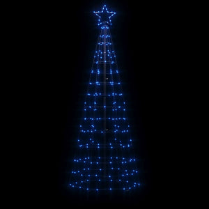 LED Weihnachtsbaum Blau 180cm mit Erdspießen