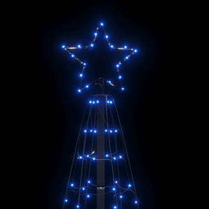 LED Weihnachtsbaum Blau 180cm mit Erdspießen