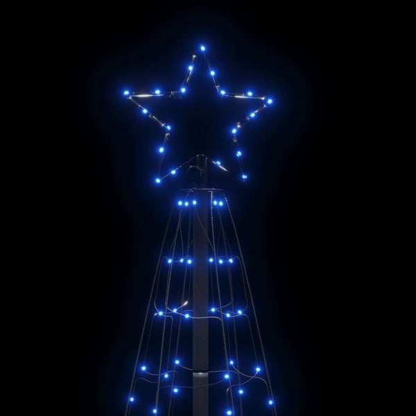 LED Weihnachtsbaum Blau 180cm mit Erdspießen