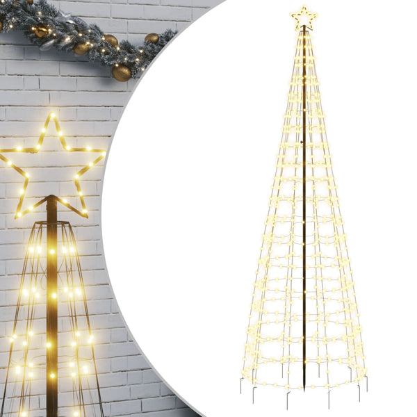 LED Weihnachtsbaum mit Erdspießen 300cm
