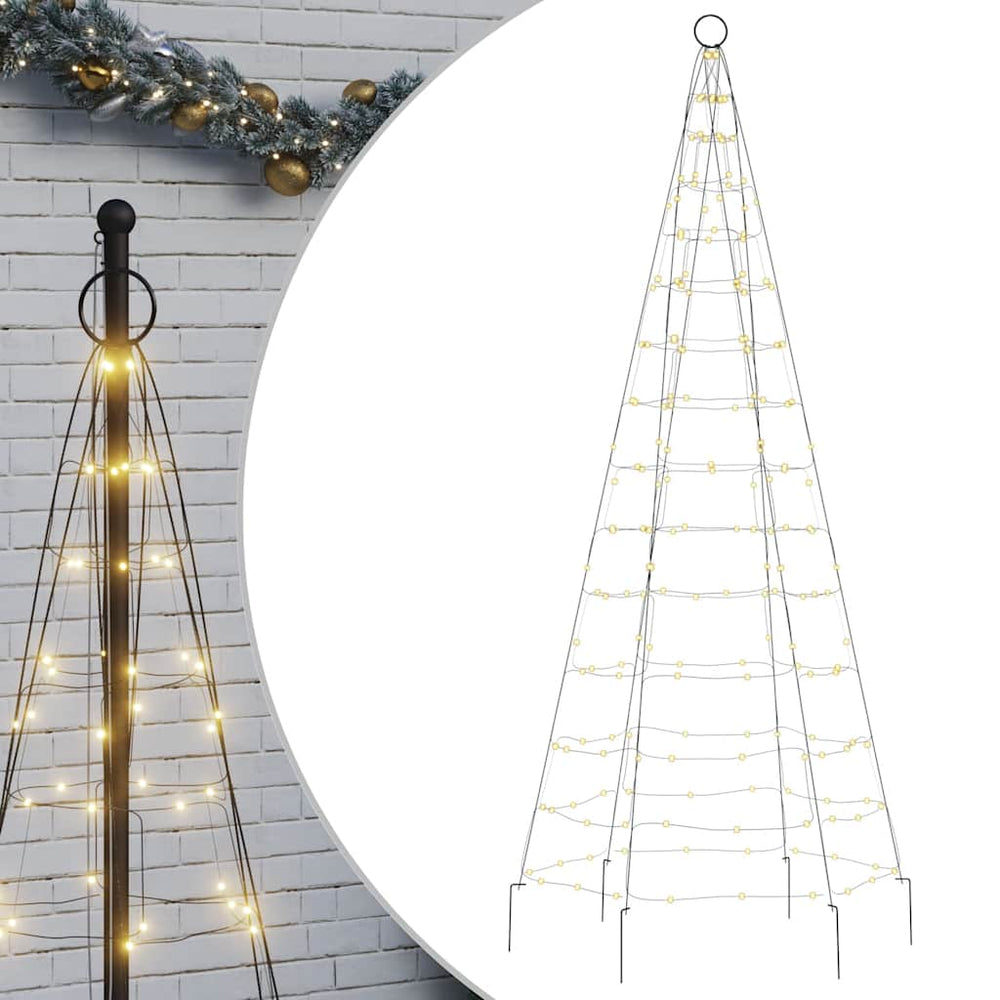LED-Weihnachtsbaum, 180cm, 200 LEDs, Warmweiß