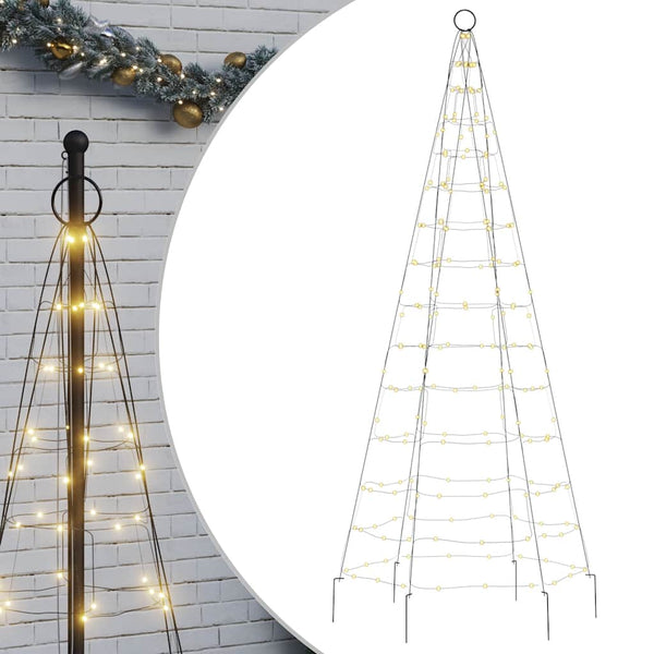 LED-Weihnachtsbaum, 180cm, 200 LEDs, Warmweiß