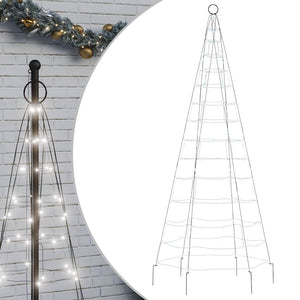 LED-Weihnachtsbaum 180 cm mit 200 kaltweißen LEDs