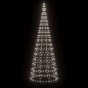 vidaXL Sapin de Noël à LED 550 LED Blanc Froid 300 cm