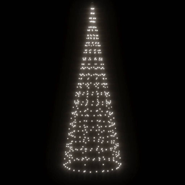 vidaXL Sapin de Noël à LED 550 LED Blanc Froid 300 cm