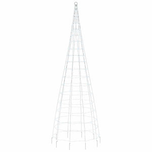 vidaXL Sapin de Noël à LED 550 LED Blanc Froid 300 cm