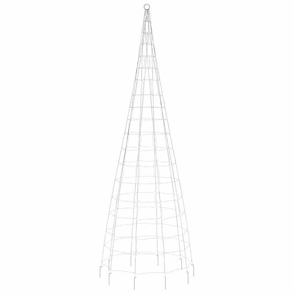 vidaXL Sapin de Noël à LED 550 LED Blanc Froid 300 cm