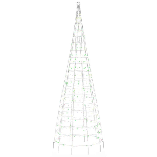 vidaXL Sapin de Noël LED 550 LED Multicolore 300 cm