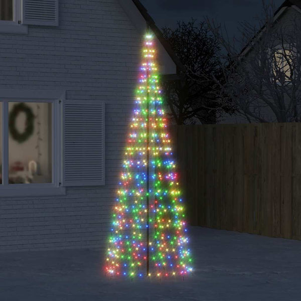 vidaXL Sapin de Noël LED 550 LED Multicolore 300 cm