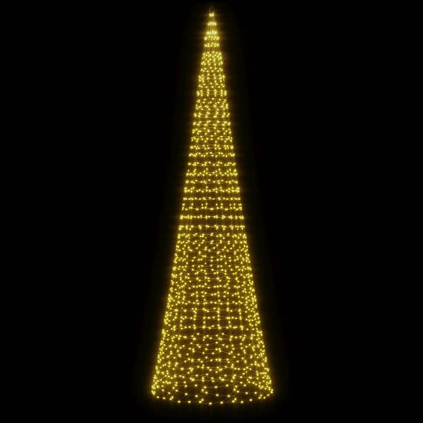 vidaXL LED Christmas Tree 1534 LEDs Warm White 500 cm