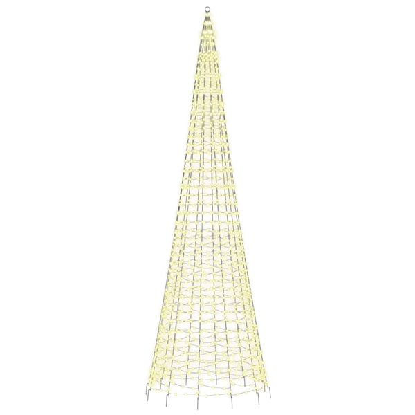vidaXL LED Christmas Tree 1534 LEDs Warm White 500 cm