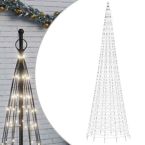 vidaXL Sapin de Noël à LED 1534 LED Blanc froid 500 cm