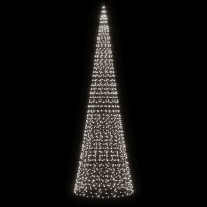 vidaXL Sapin de Noël à LED 1534 LED Blanc froid 500 cm