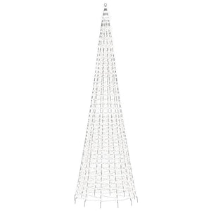 vidaXL Sapin de Noël à LED 1534 LED Blanc froid 500 cm
