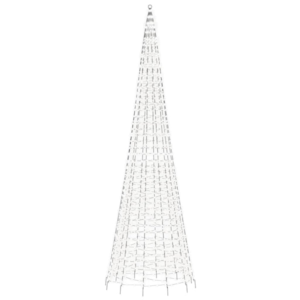 vidaXL Sapin de Noël à LED 1534 LED Blanc froid 500 cm