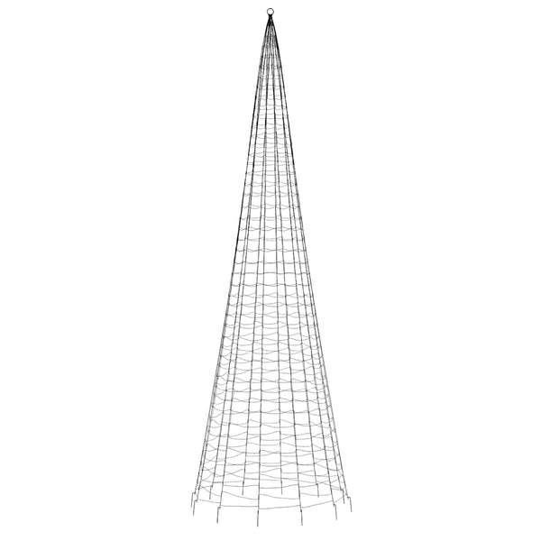 vidaXL Sapin de Noël LED 1534 LED Multicolore 500 cm