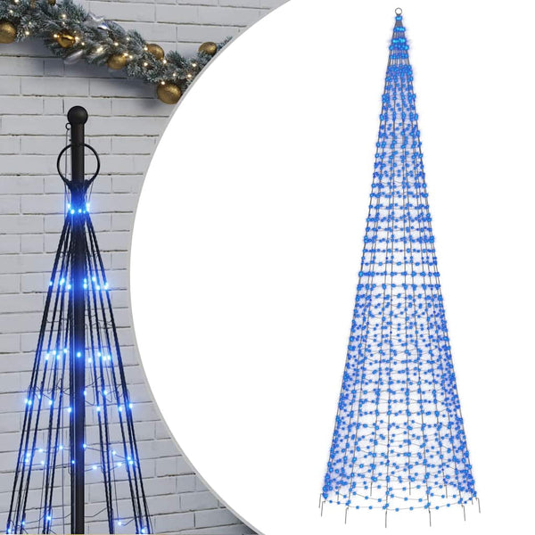 LED Weihnachtsbaum Blau 500cm