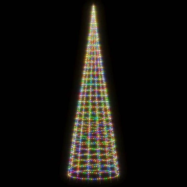 LED Weihnachtsbaum 3000 LEDs 800cm Mehrfarbig