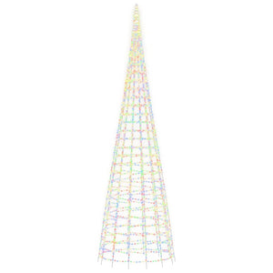 LED Weihnachtsbaum 3000 LEDs 800cm Mehrfarbig