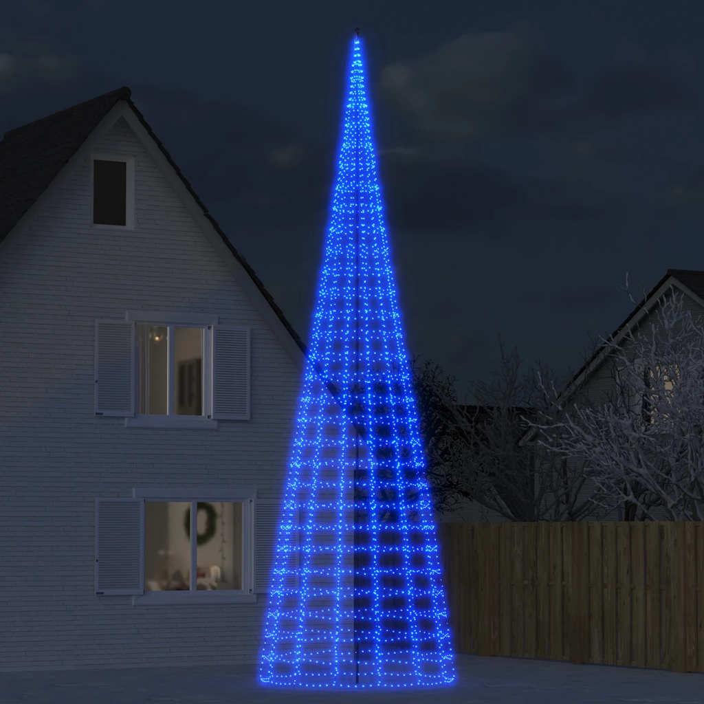 LED Weihnachtsbaum Blau 800 cm