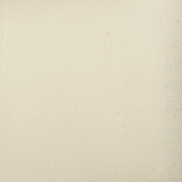Relaxsessel Creme Kunstleder mit Fußteil