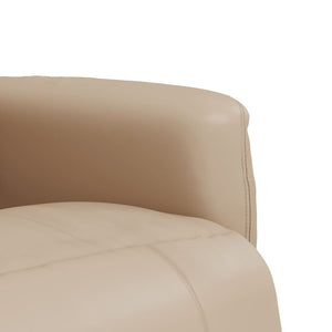 Relaxsessel Cappuccino-Braun mit Fußteil