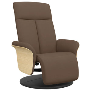 Relaxsessel Braun mit Fußteil