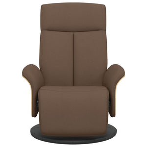 Relaxsessel Braun mit Fußteil