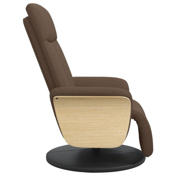 Relaxsessel Braun mit Fußteil