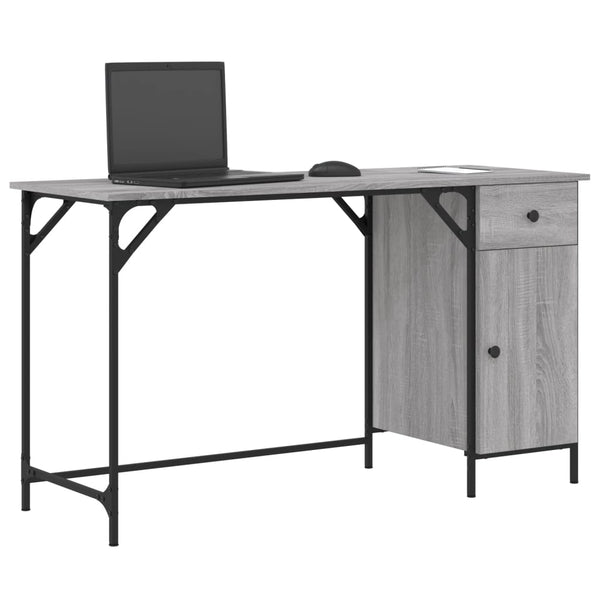 Computertisch Grau Sonoma 131 cm