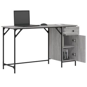Computertisch Grau Sonoma 131 cm