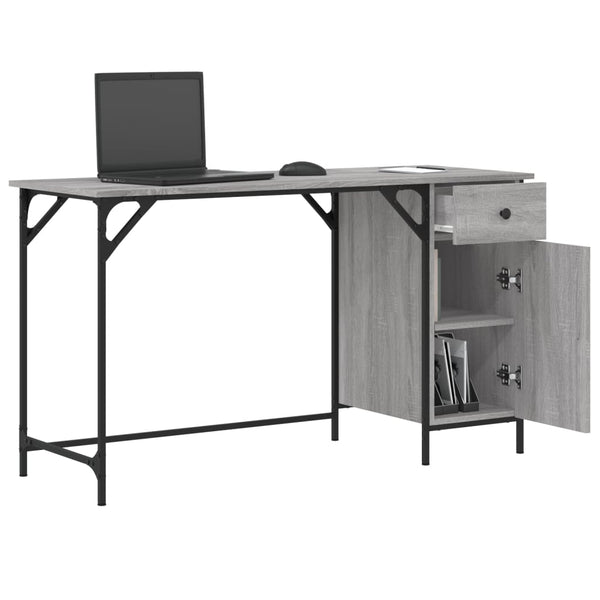 Computertisch Grau Sonoma 131 cm