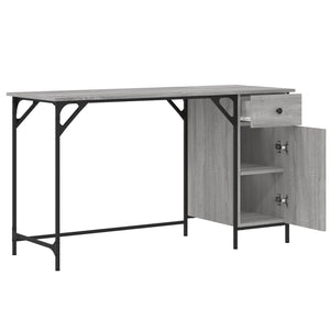 Computertisch Grau Sonoma 131 cm