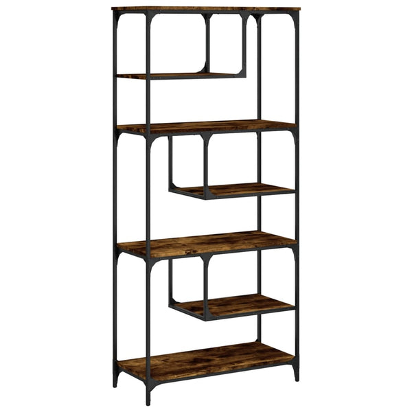 Bücherregal Räuchereiche 81x36x176 cm