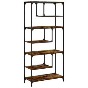Bücherregal Räuchereiche 81x36x176 cm