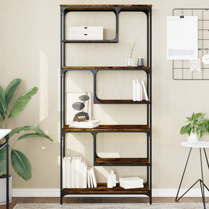 Bücherregal Räuchereiche 81x36x176 cm