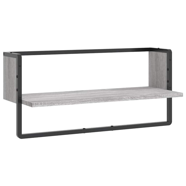 Wandregal Grau Sonoma 65x25x30 cm
