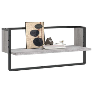 Wandregal Grau Sonoma 65x25x30 cm