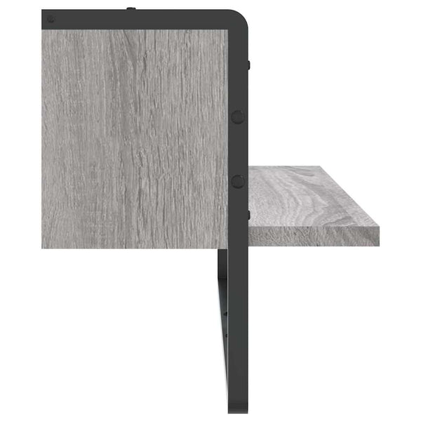 Wandregal Grau Sonoma 65x25x30 cm