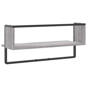 Wandregal Grau Sonoma 65x25x30 cm