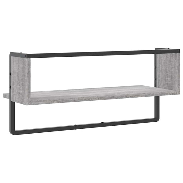 Wandregal Grau Sonoma 65x25x30 cm