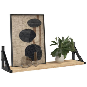 Wandregale 2er Set Sonoma Eiche 60cm