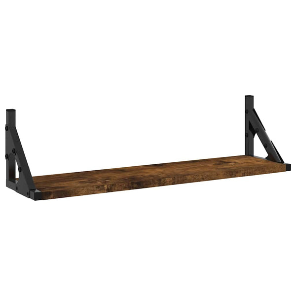 Wandregale 2er Set, Räuchereiche 60cm